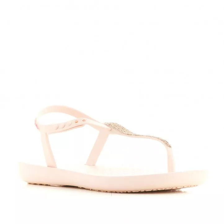 Chanclas Ipanema rosas con detalle delante