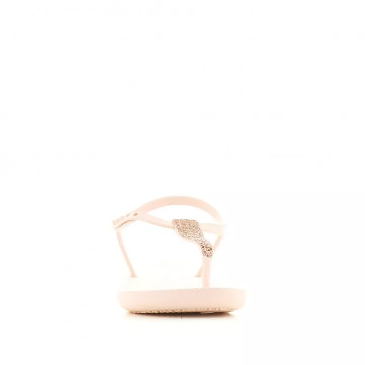 Chanclas Ipanema rosas con detalle delante