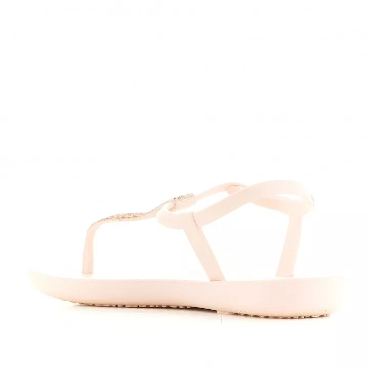 Chanclas Ipanema rosas con detalle delante