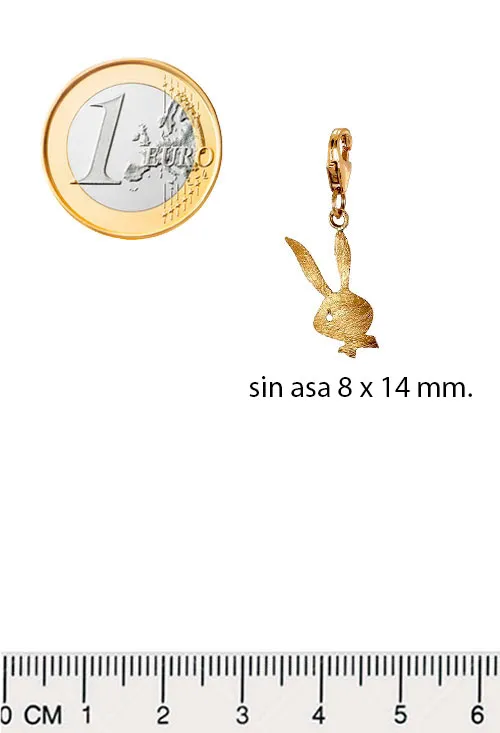 CHARM ORO SILUETA CONEJO 003_M51020CP