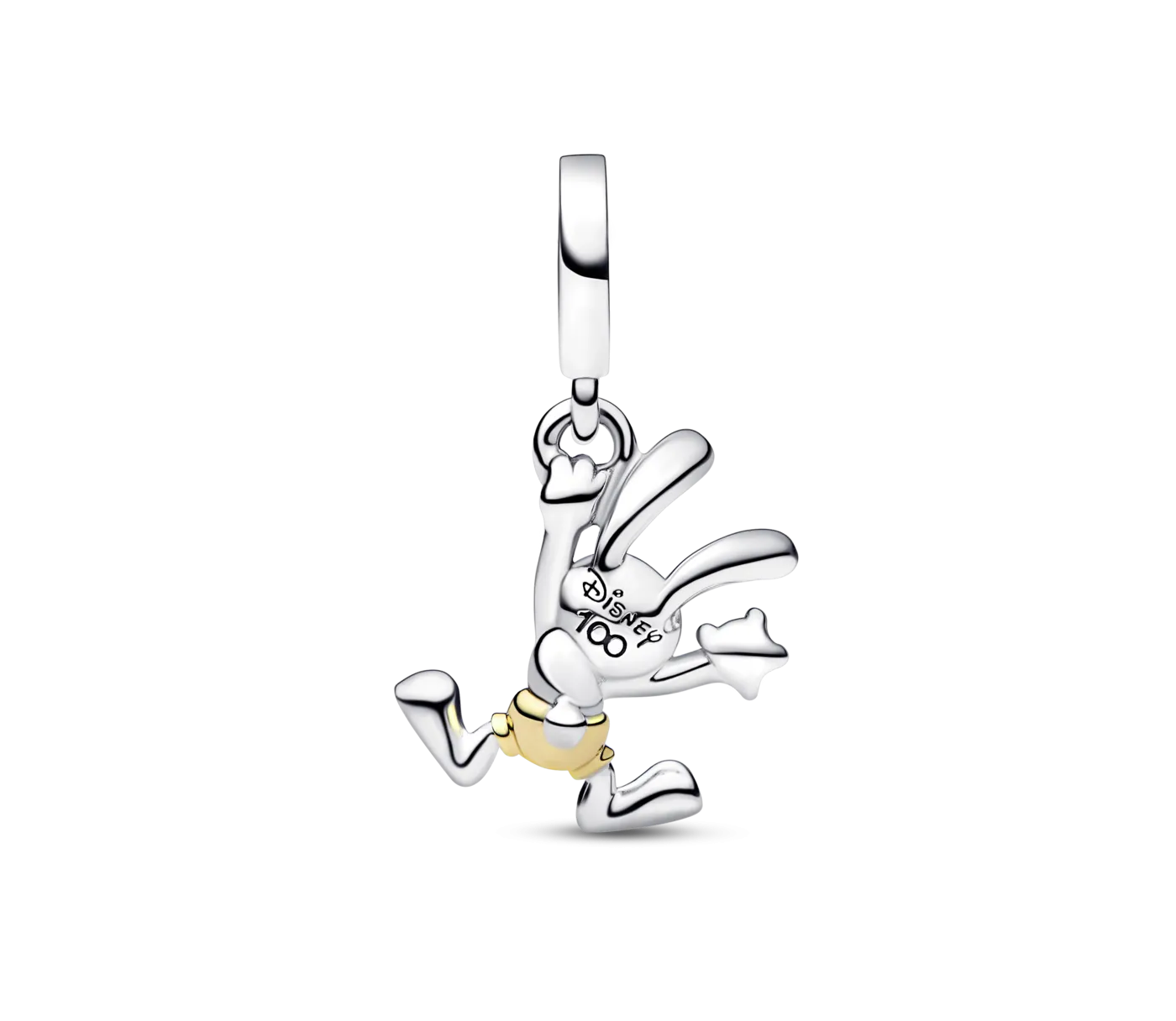 Charm Pandora Colgante plata y oro 100  Aniversario Oswald Disney 792519C01
