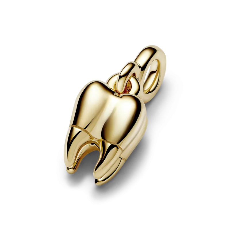 CHARM PANDORA ME DIENTE BAÑO DE ORO 762300C01