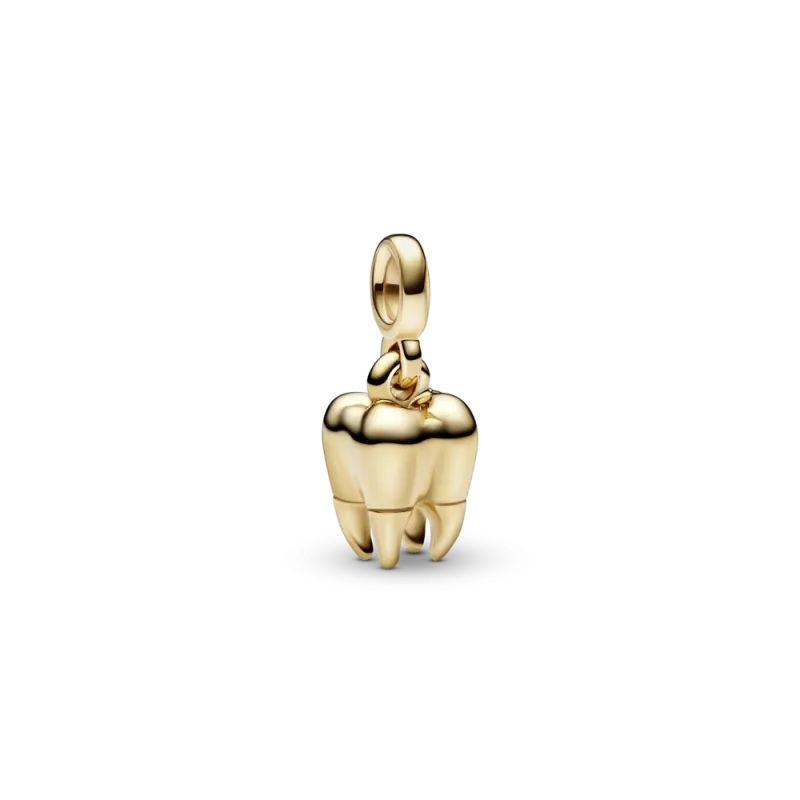 CHARM PANDORA ME DIENTE BAÑO DE ORO 762300C01
