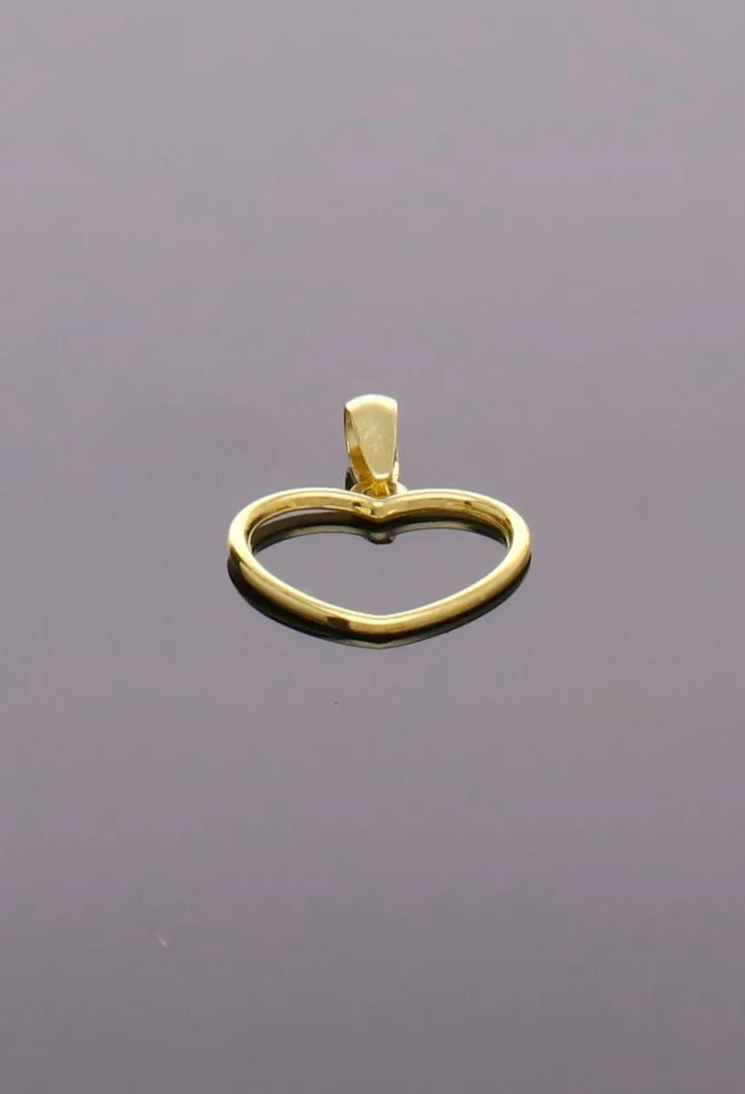 COLGANTE DE ORO 18 KILATES CON FORMA DE CORAZóN 002_84098G