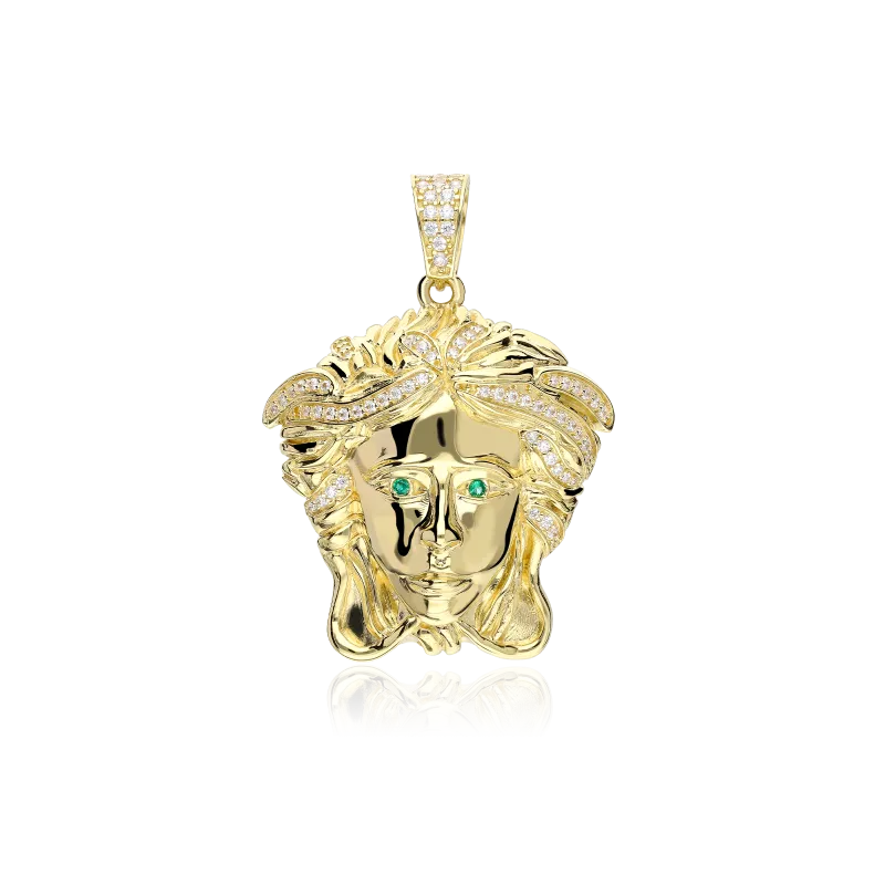 Colgante Oro 18k con circonitas "Aegea"