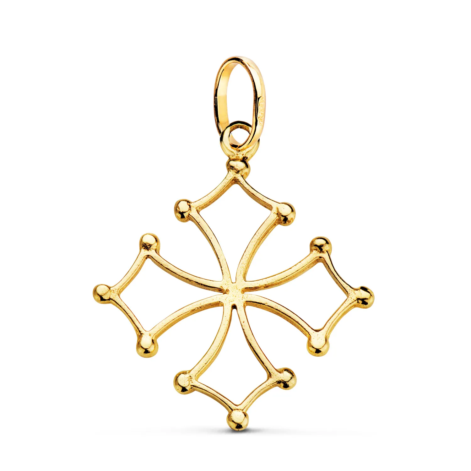 Colgante Oro 9 kt. Cruz De Occitania