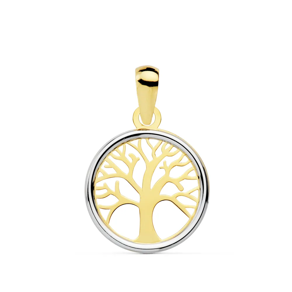 Colgante Oro Árbol de la Vida 12 mm.