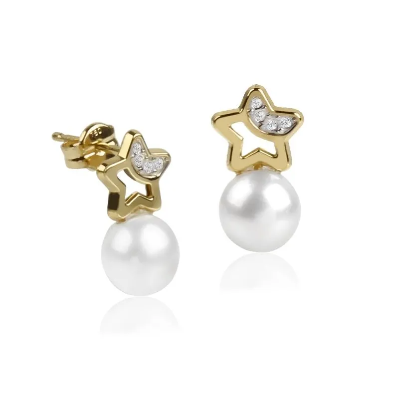 Conjunto "Astros" Oro 18k y Perlas Cultivadas