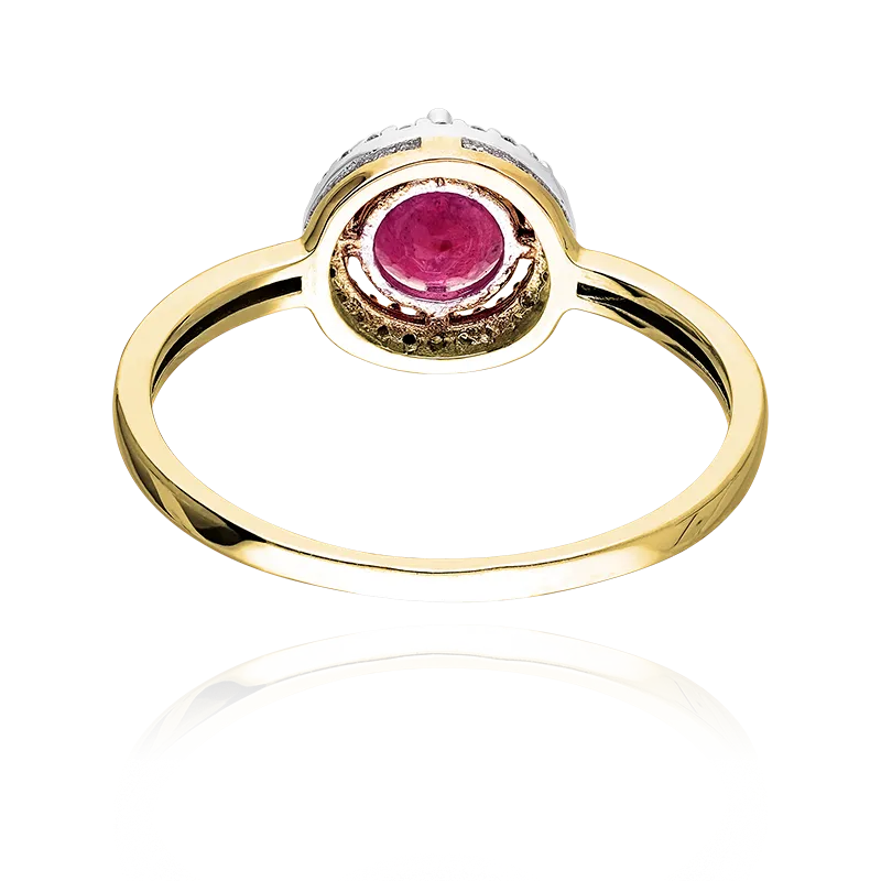 CONJUNTO "COLOR LIFE" RUBIES NATURALES ORO 18K