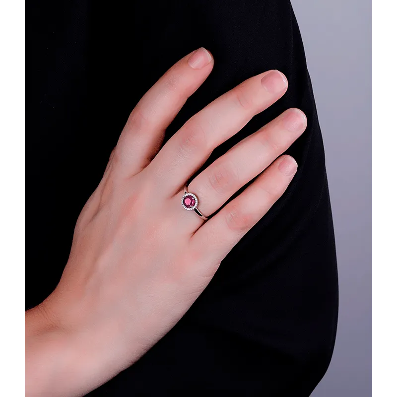 CONJUNTO "COLOR LIFE" RUBIES NATURALES ORO 18K