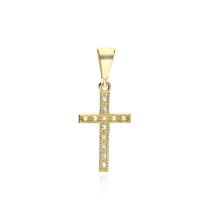 Cruz Oro 18k con Circonitas "Alfeld"