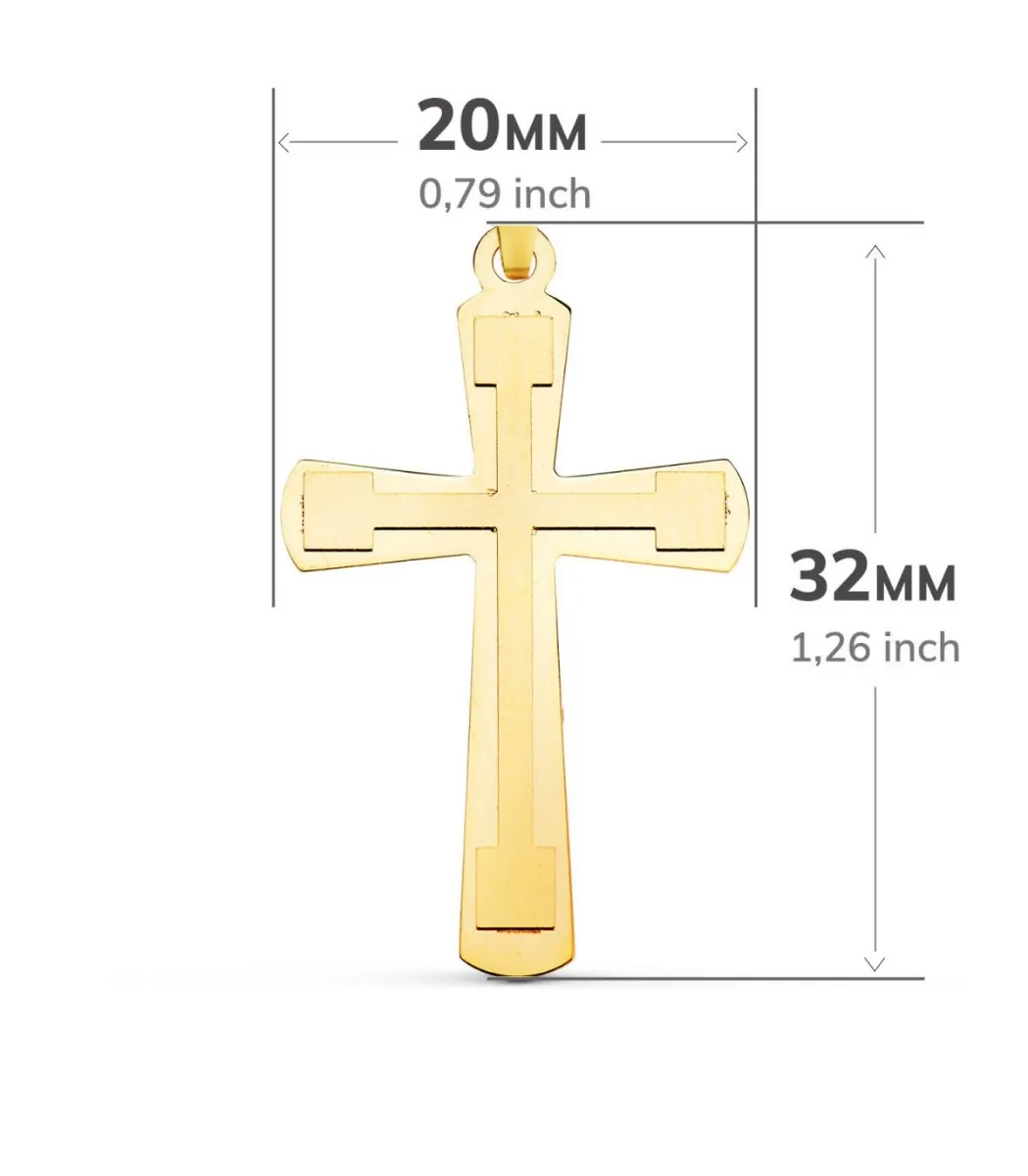 Cruz Oro 33 x 20 mm.