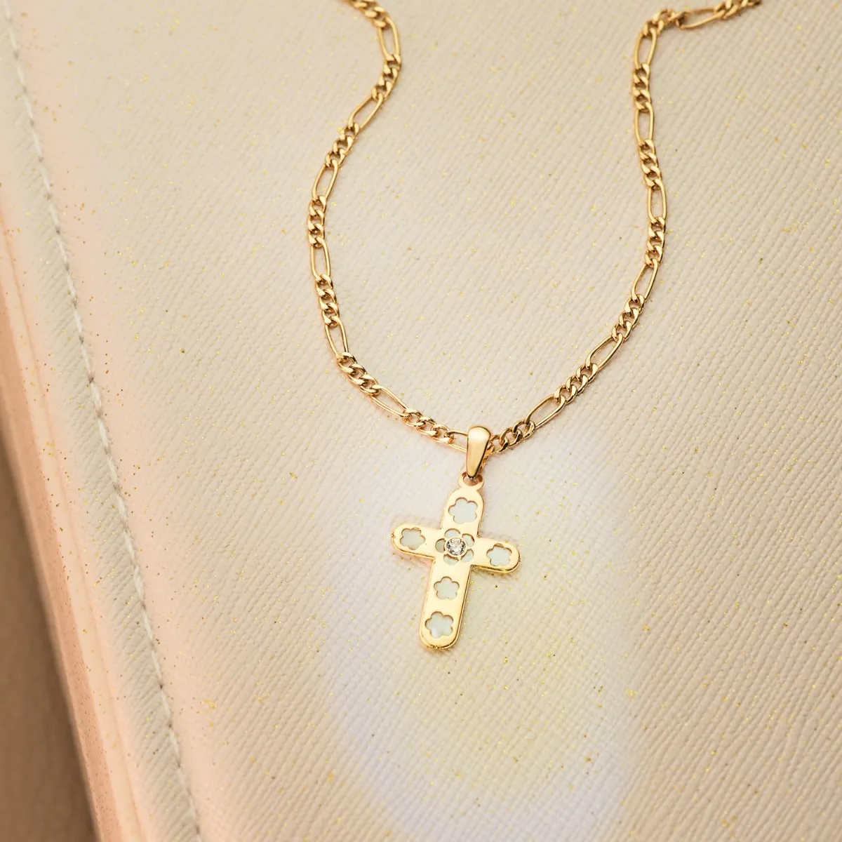 Cruz Oro Nácar
