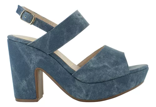 Fratta Zapatilla Plataforma Tacon Ancho Pulsera Mujer 89421