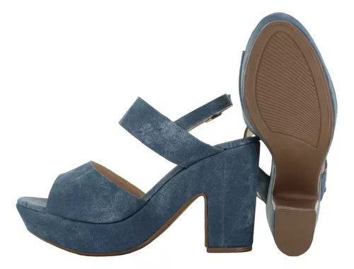 Fratta Zapatilla Plataforma Tacon Ancho Pulsera Mujer 89421