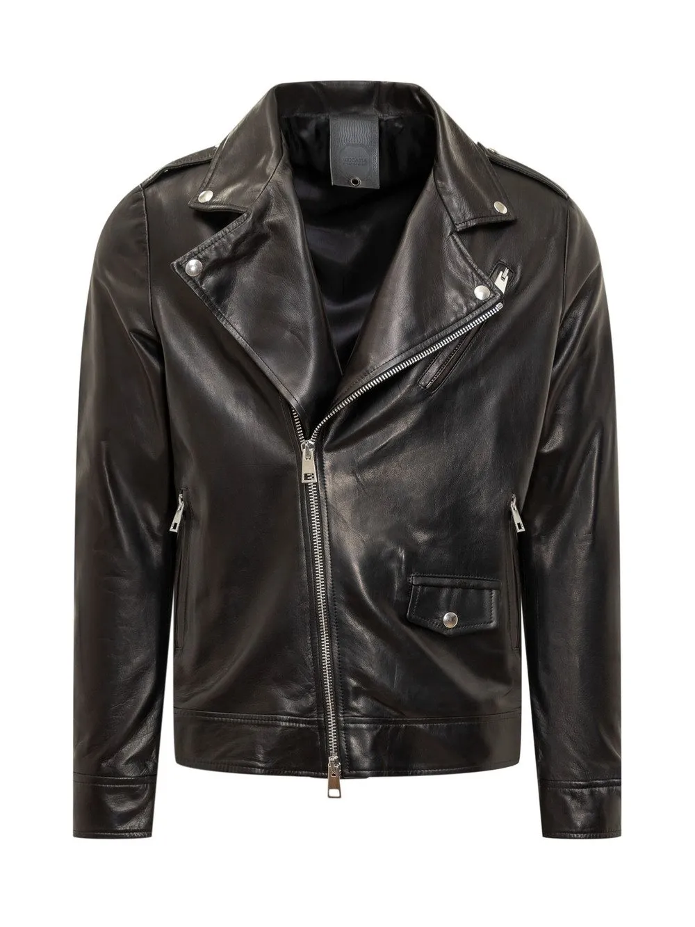 GIOCASTA Nappa Leather Nail Jacket.