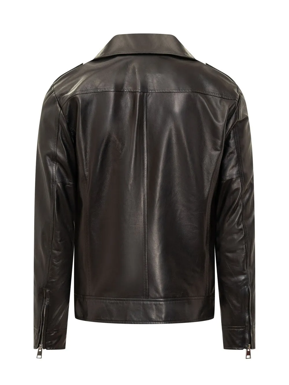 GIOCASTA Nappa Leather Nail Jacket.