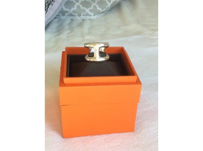 Hermès Anillo de osmose Plata 