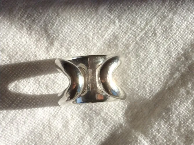 Hermès Anillo de osmose Plata 