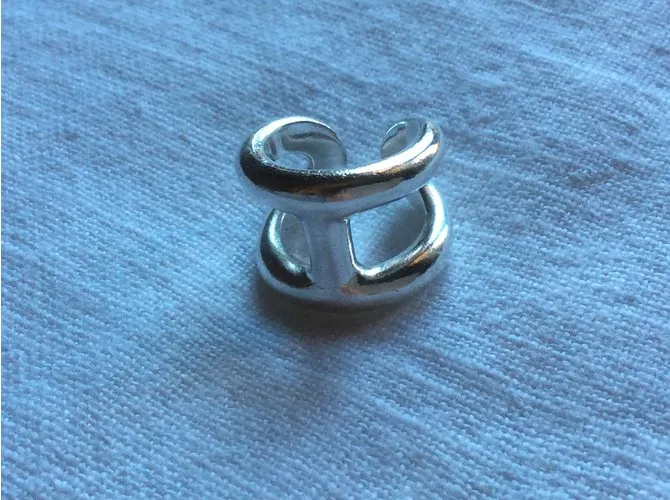 Hermès Anillo de osmose Plata 