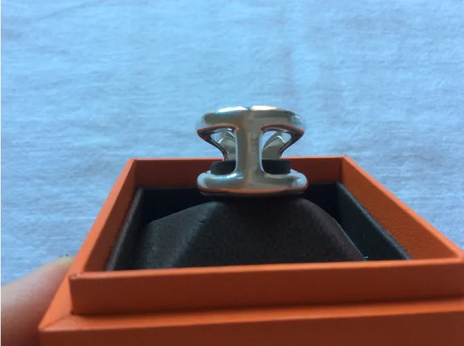 Hermès Anillo de osmose Plata 