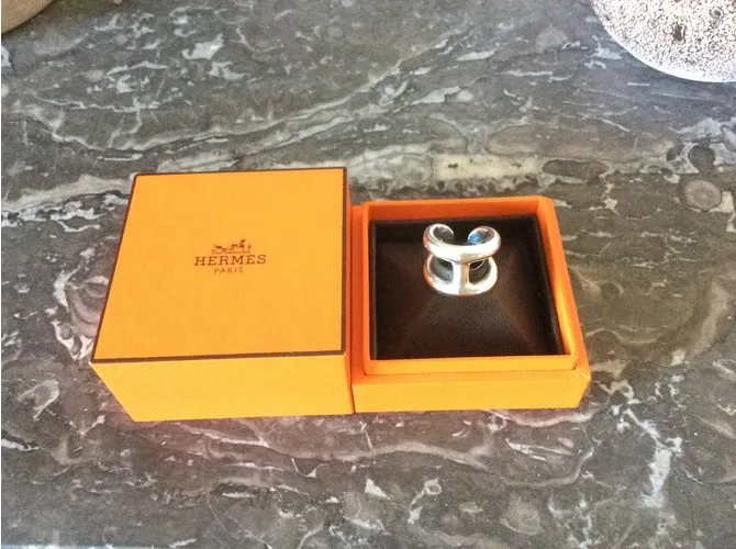 Hermès Anillo de osmose Plata 