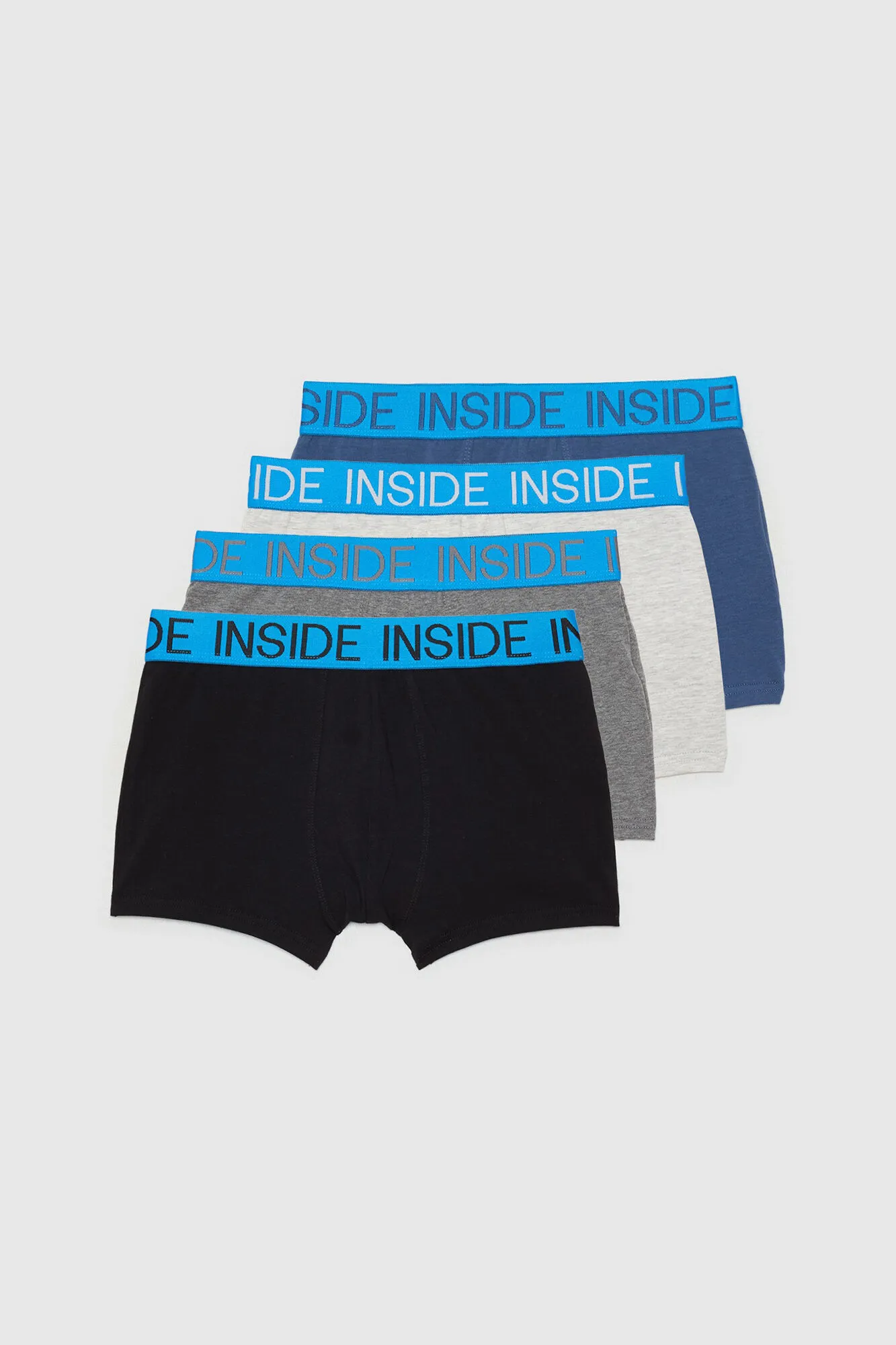 Inside Calzoncillo Boxer Liso Pack 4