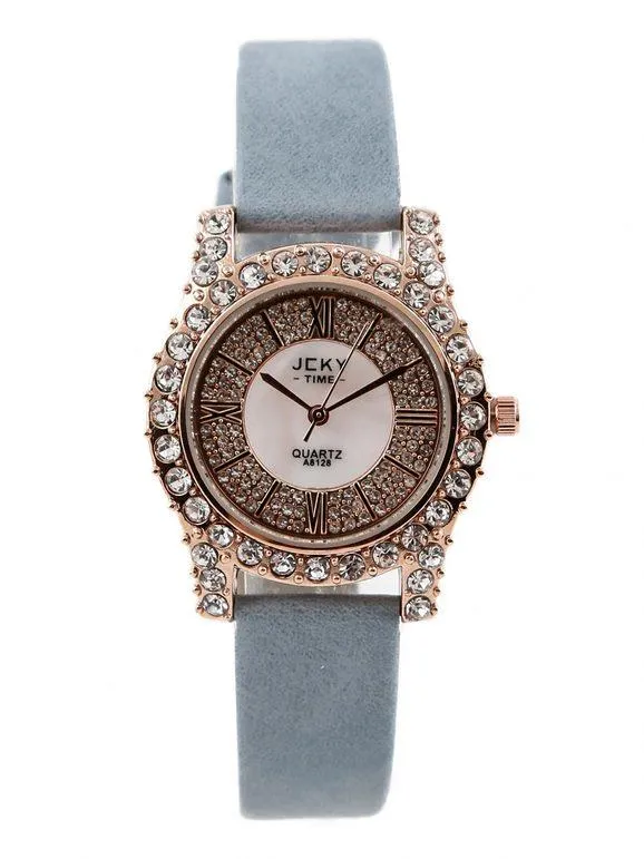 Jcky Reloj de pulsera con pedrería