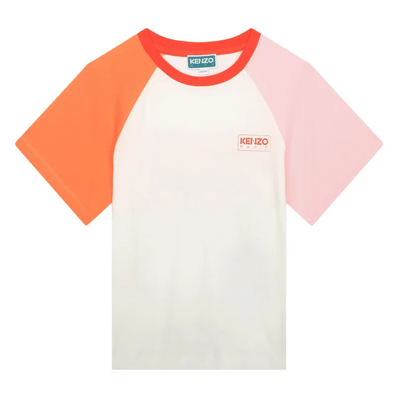 KENZO KIDS Camiseta de mangas a contraste