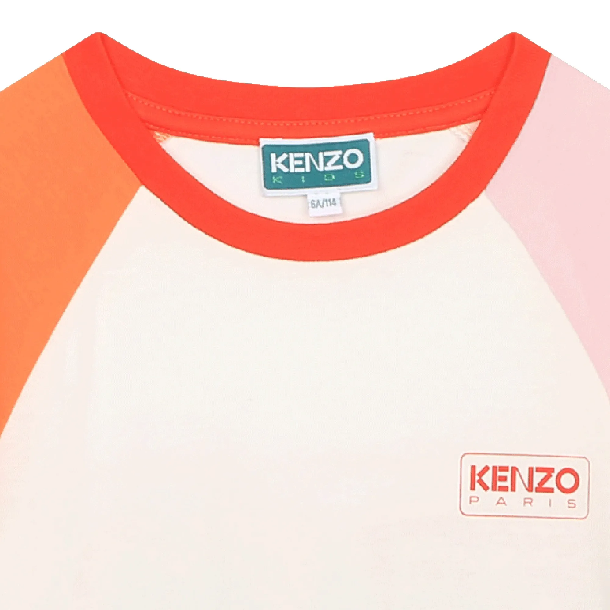KENZO KIDS Camiseta de mangas a contraste