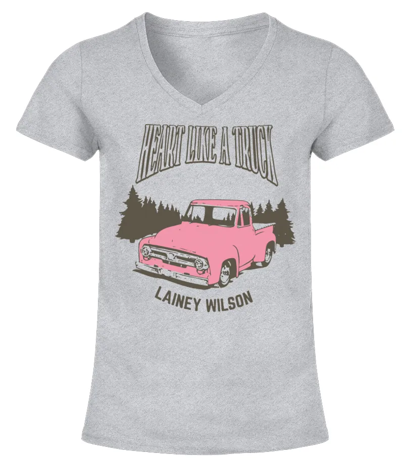 Lainey Wilson Merch Camiseta cuello pico Mujer