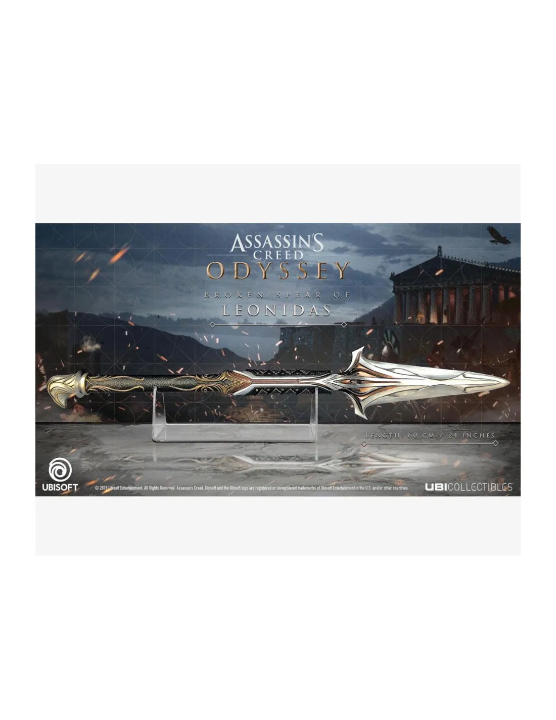 Lanza Rota Leonidas de Assassin's Creed Odyssey, 60 cm.