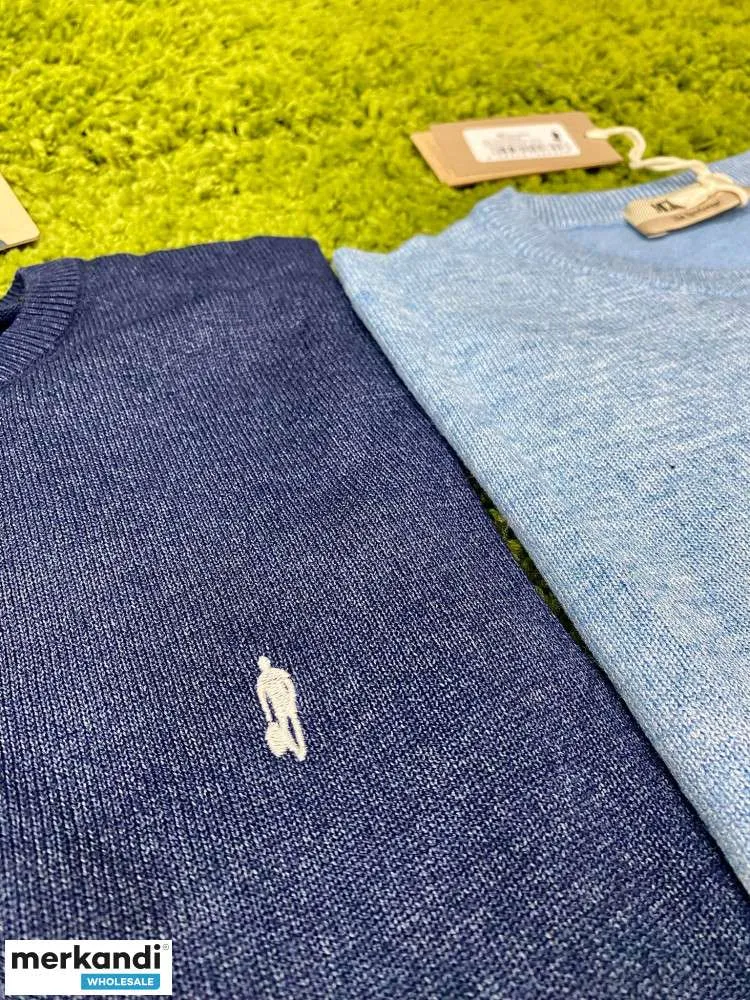 Lote 200 piezas Jersey de cuello redondo para hombre MClassics varios colores