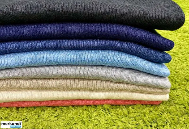 Lote 200 piezas Jersey de cuello redondo para hombre MClassics varios colores