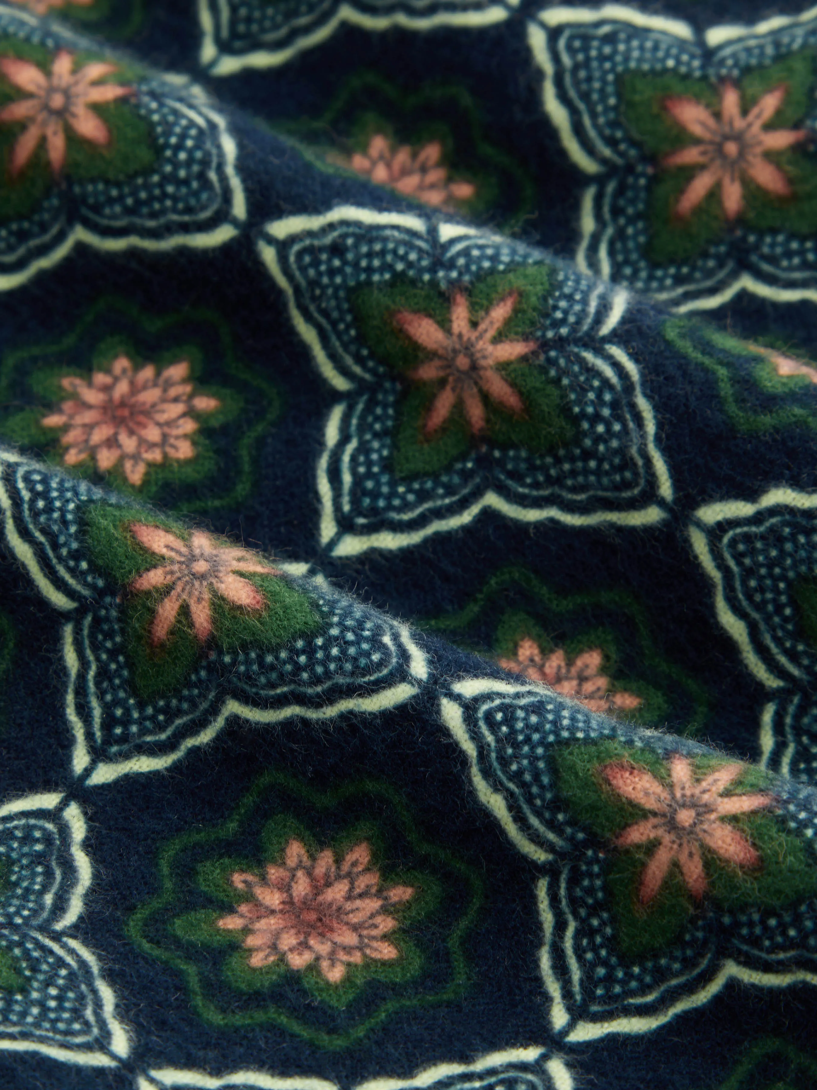Mono con Bolsillo y Escote Cuadrado Floral