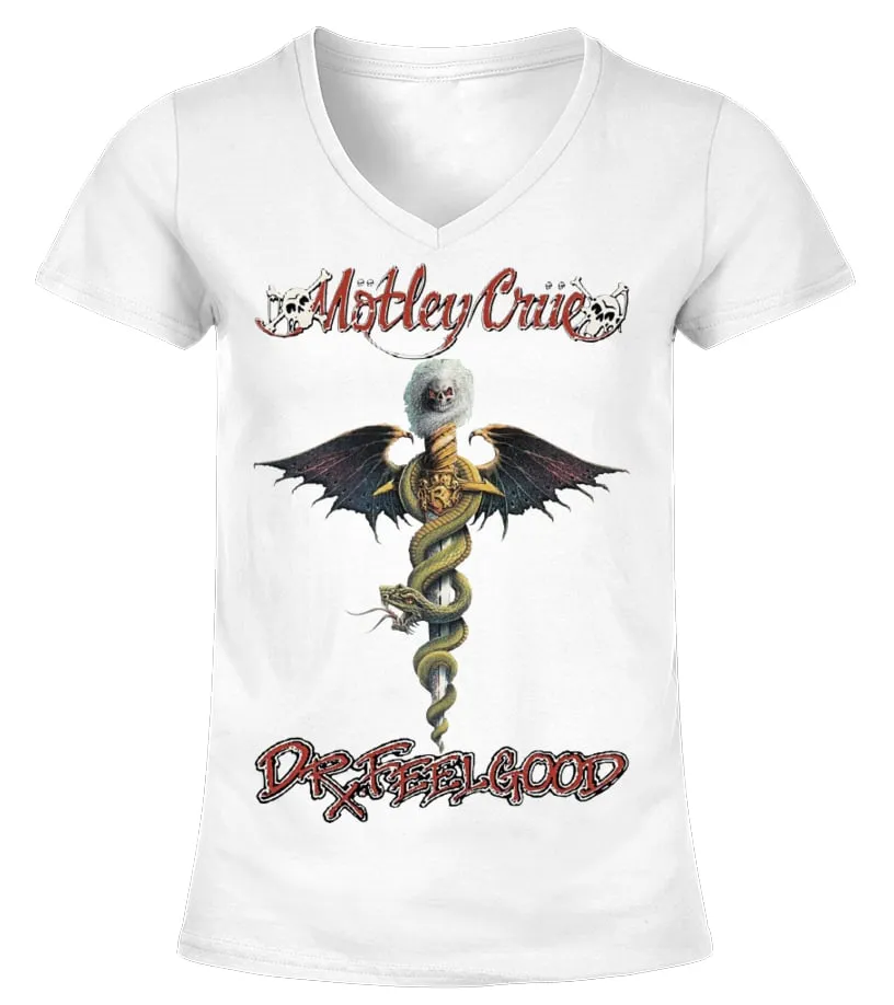 Mötley Crüe WT (10) Camiseta cuello pico Mujer