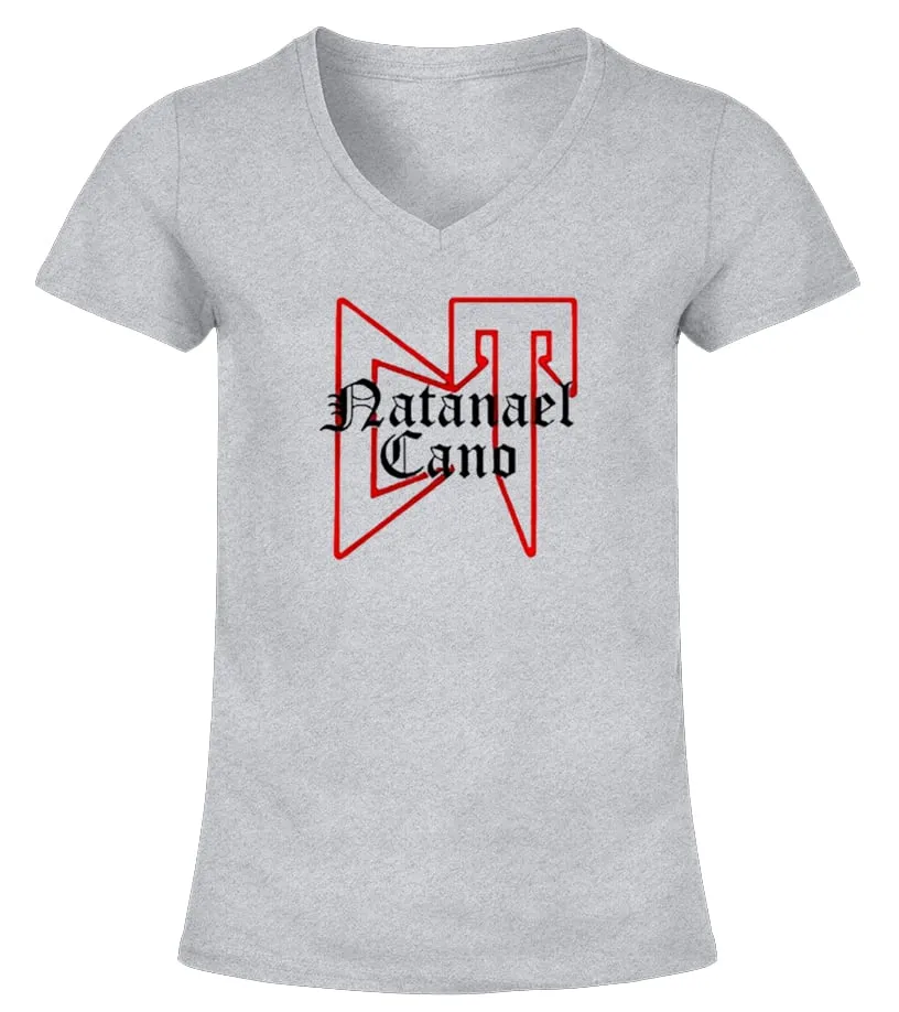 Natanael Cano Merch Camiseta cuello pico Mujer