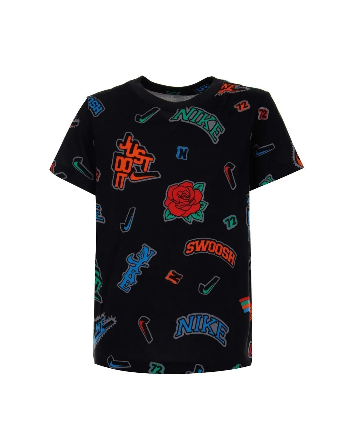 NIKE  CAMISETA NEGRA FZ5170 010 NIñO