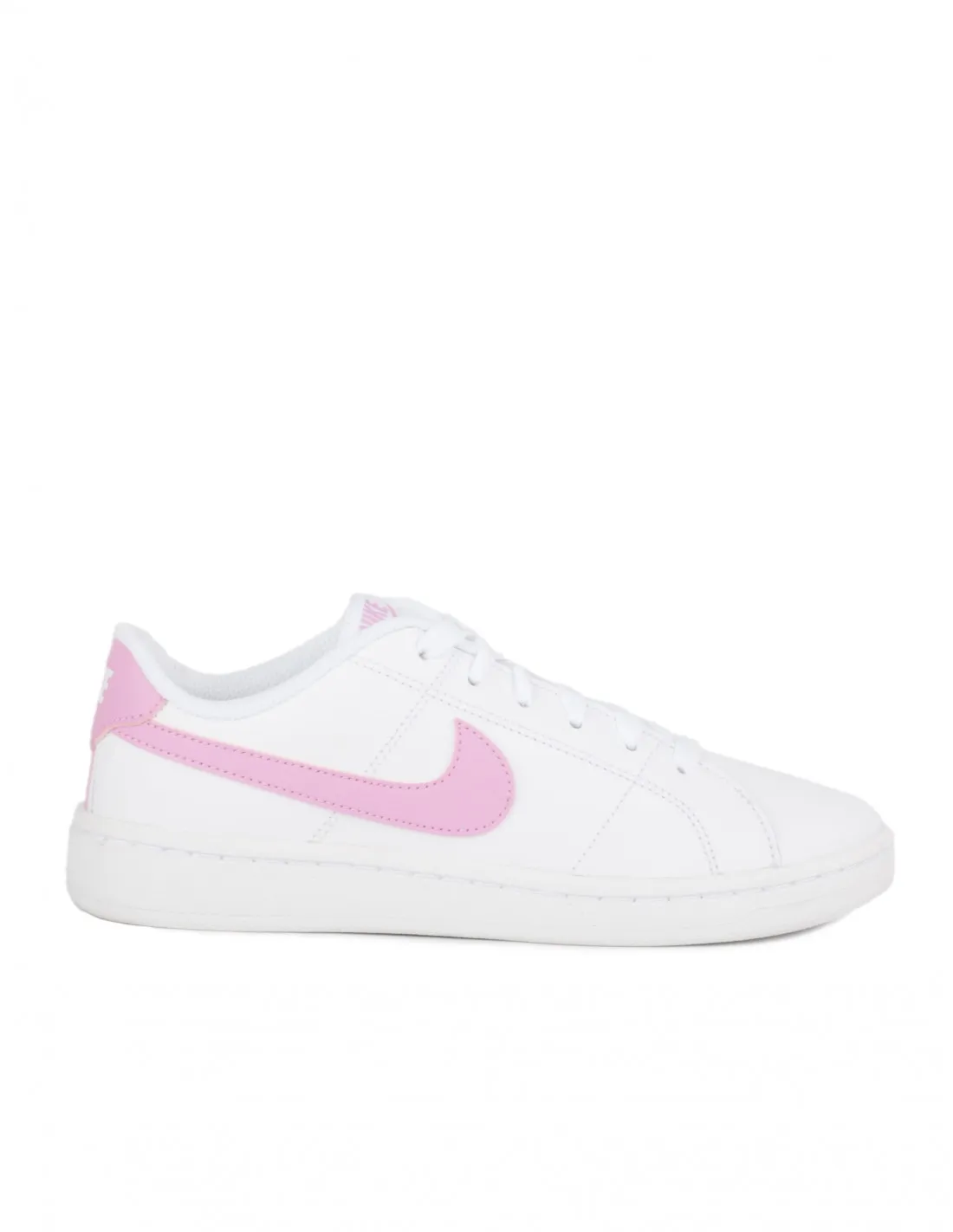 NIKE Court Royale Blancas Logo Rosa