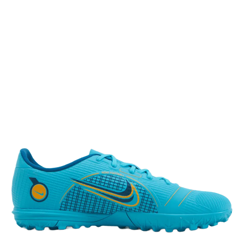 NIKE JUNIOR VAPOR 14 ACADEMY TF CHLORINE BLUE/LASER ORANGEMAR