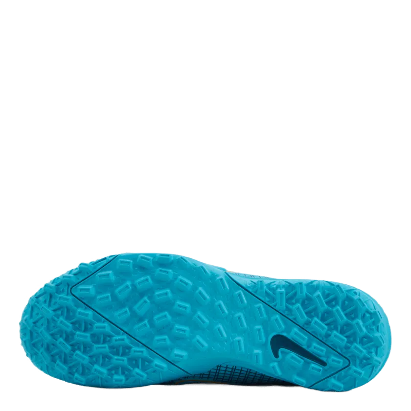 NIKE JUNIOR VAPOR 14 ACADEMY TF CHLORINE BLUE/LASER ORANGEMAR