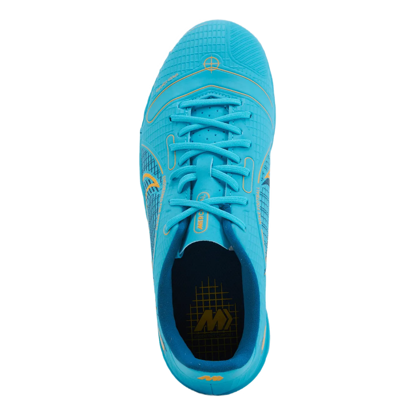 NIKE JUNIOR VAPOR 14 ACADEMY TF CHLORINE BLUE/LASER ORANGEMAR