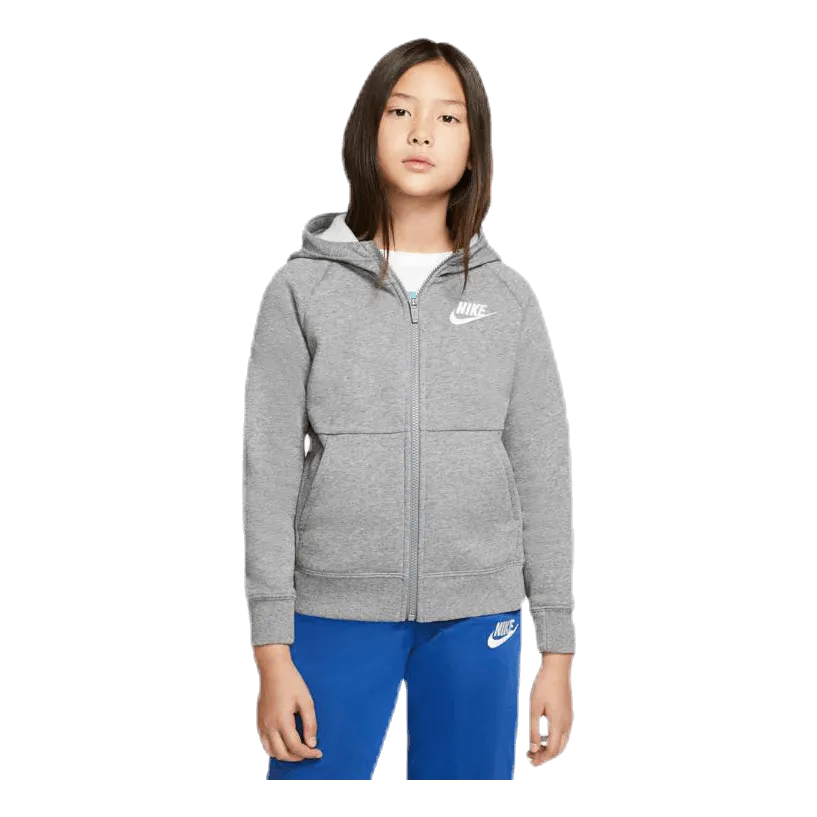 Nike PE Zip Hoodie Junior Grey