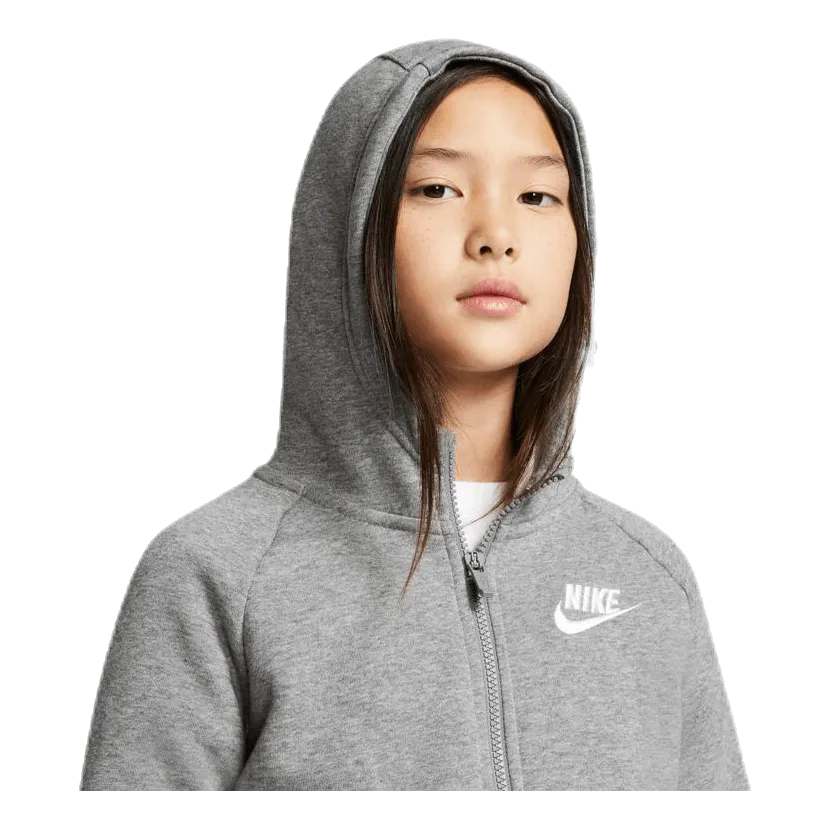 Nike PE Zip Hoodie Junior Grey
