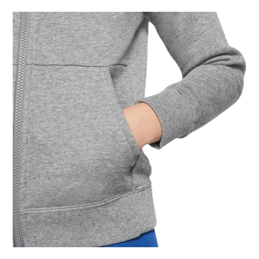Nike PE Zip Hoodie Junior Grey