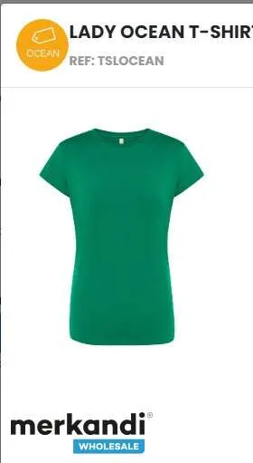 PACK CAMISETA MUJER 100% ALGODóN 145G  SURTIDO DE COLORES Y TALLAS  100.000 PIEZAS