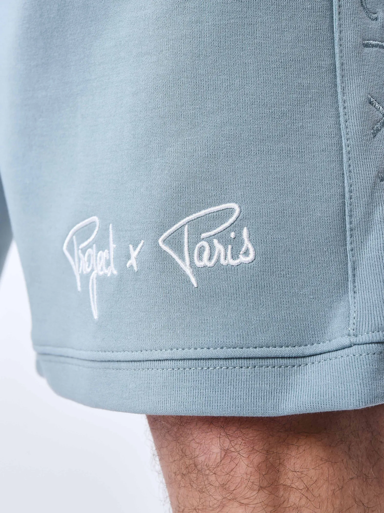 Pantalón corto con banda con logotipo Project X Paris