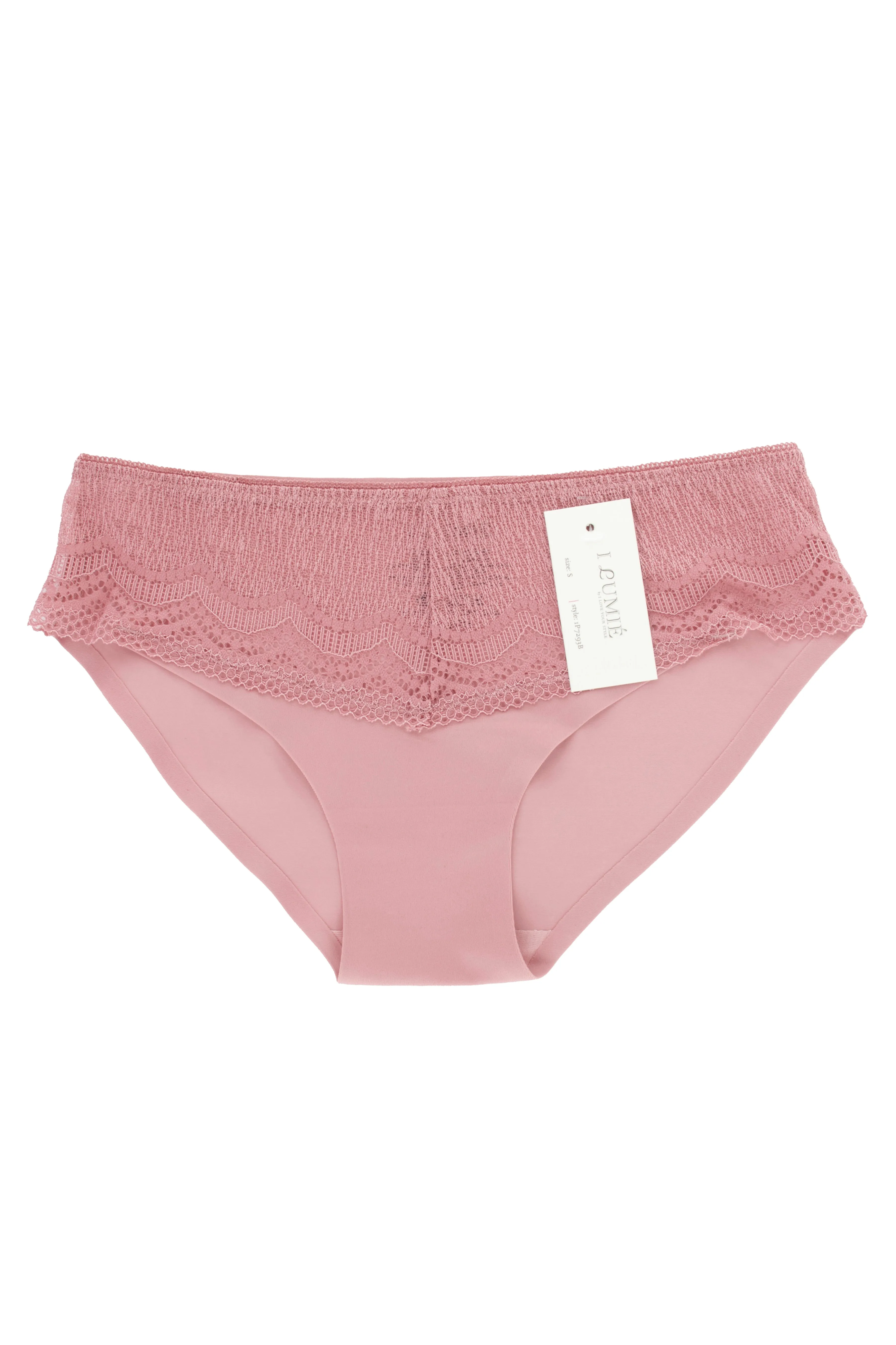 PANTY SIN COSTURA DETALLE DE ENCAJE IP7293