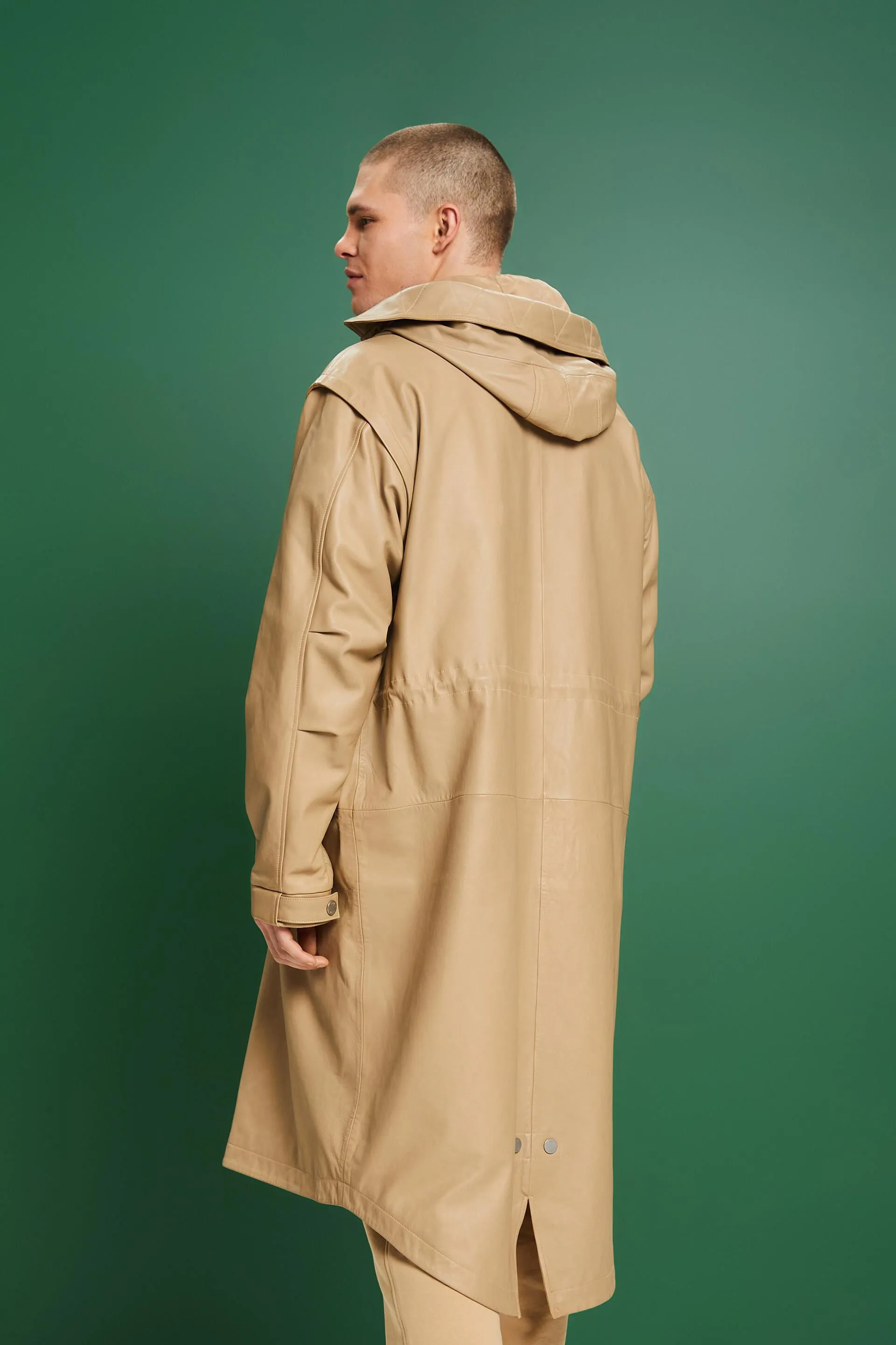 Parka de piel multifuncional