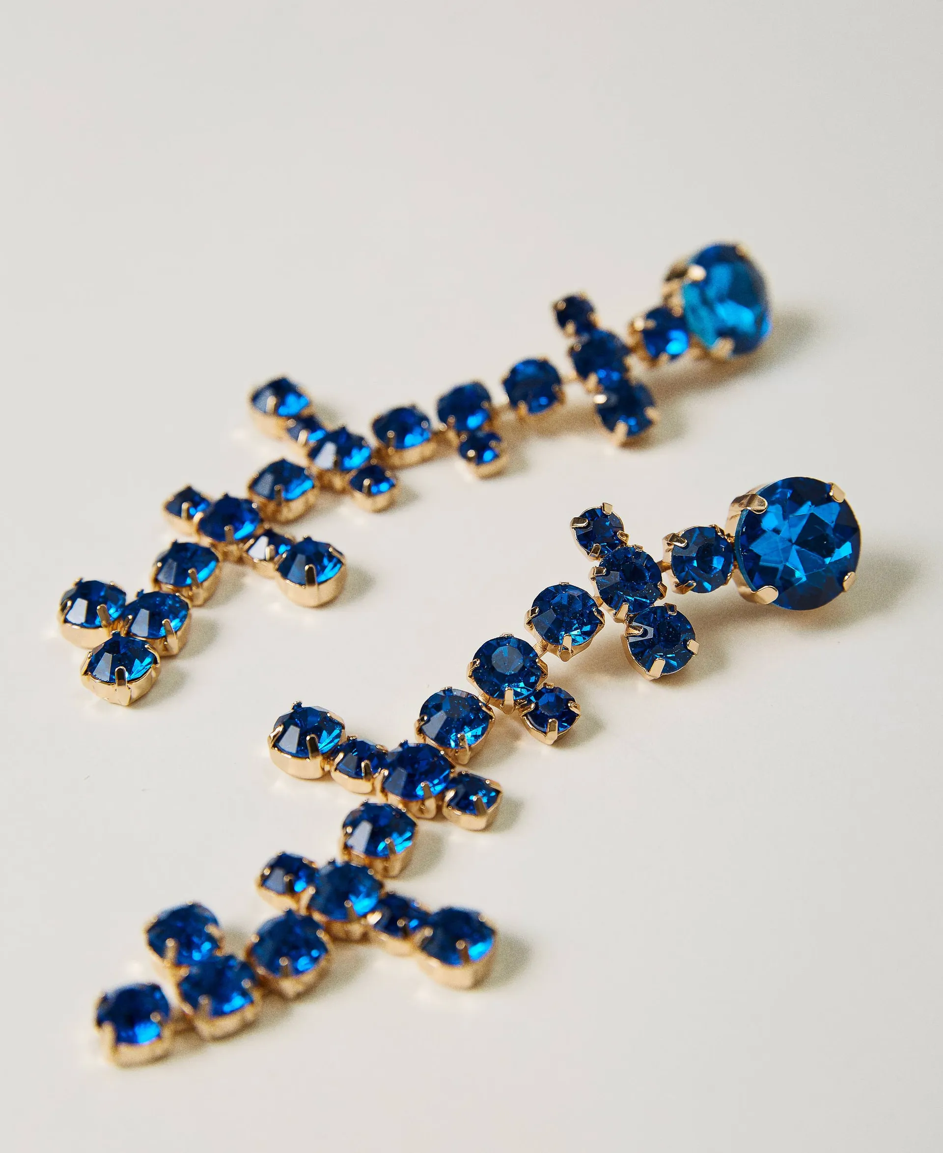 Pendientes colgantes con strass